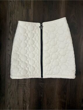 Disney x Forever 21 Mickey Mouse White Quilted Mini Skirt